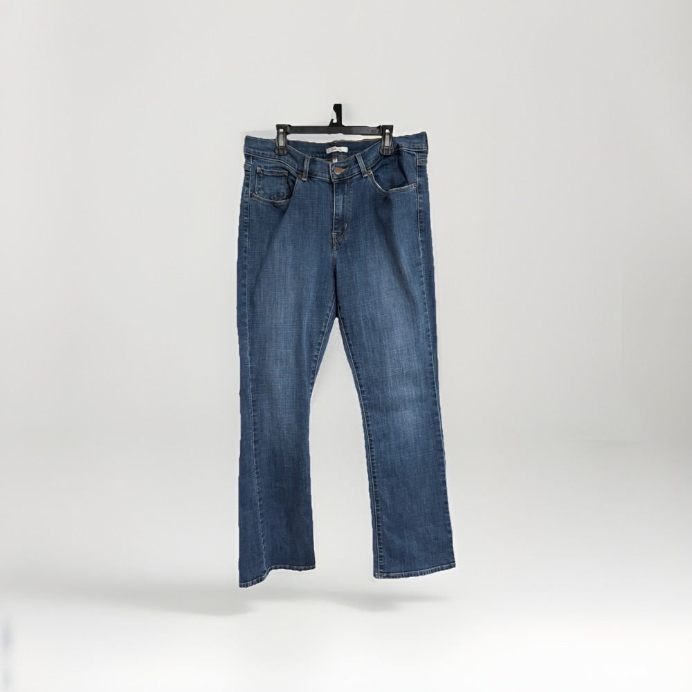 Levis womens jeans denim stretch CLASSIC‎ BOOT size 30 EUC A15